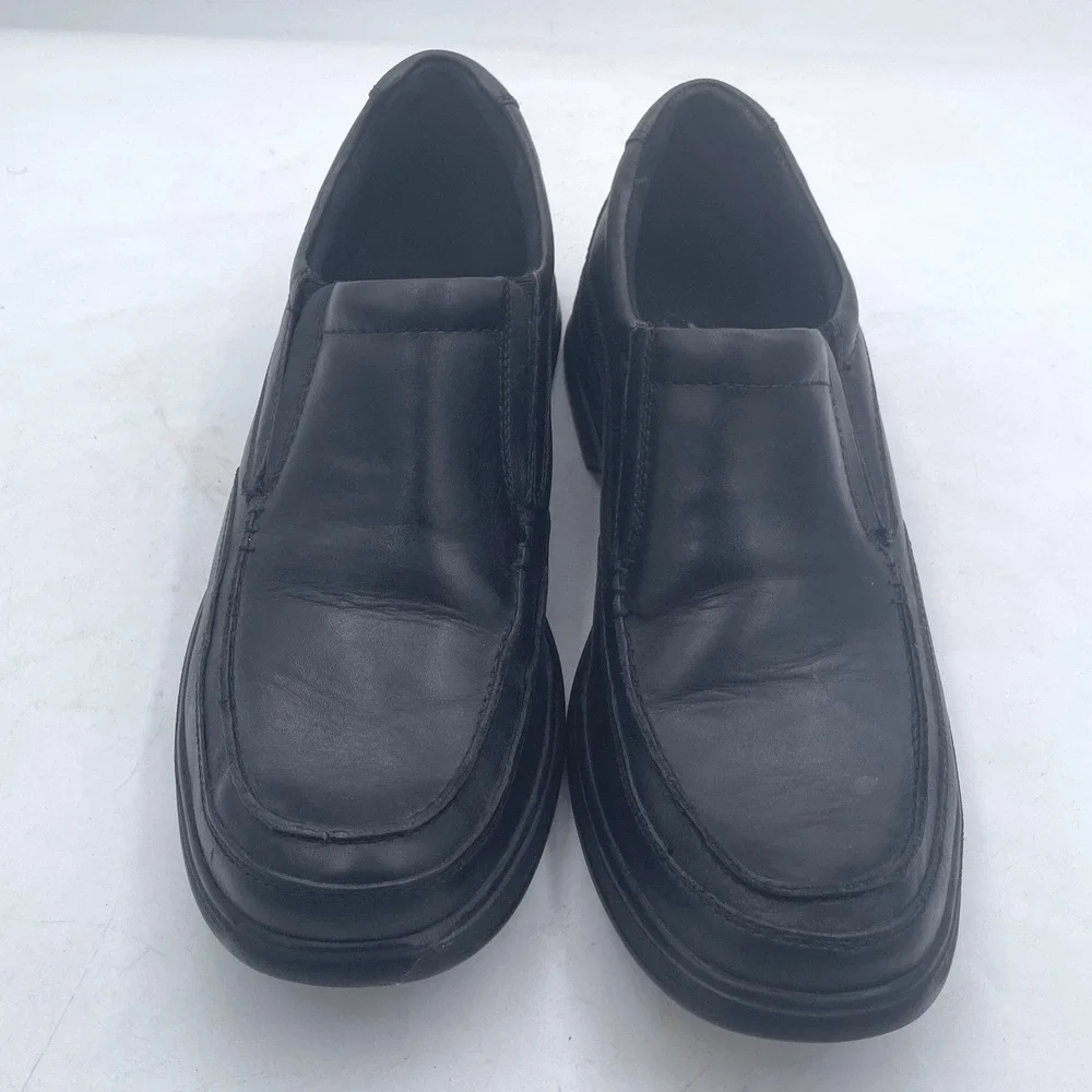 Clarks black leather